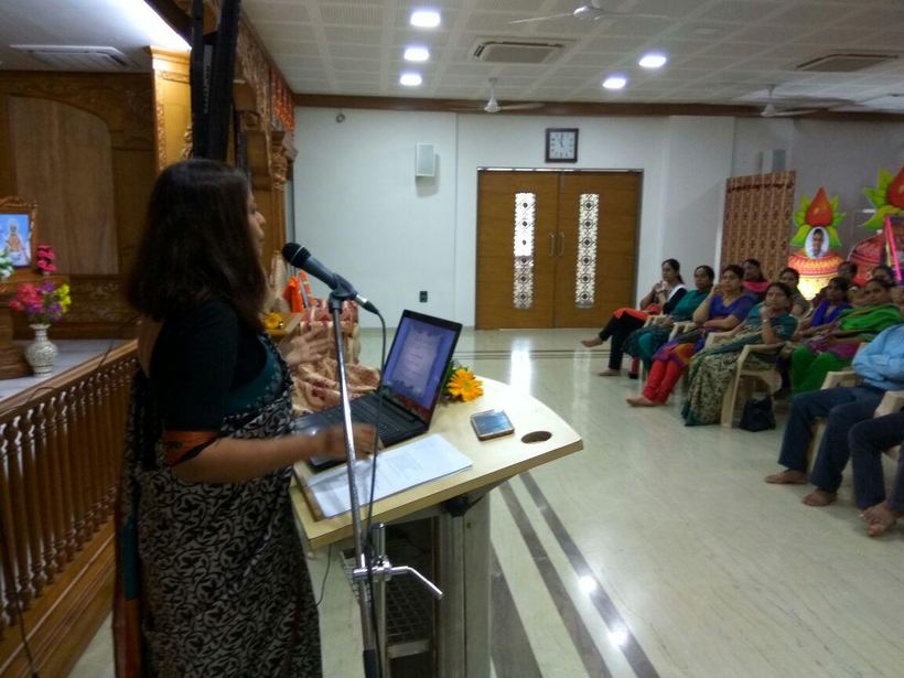 Dr. Swapna Palkar — a moment from talks and gatherings